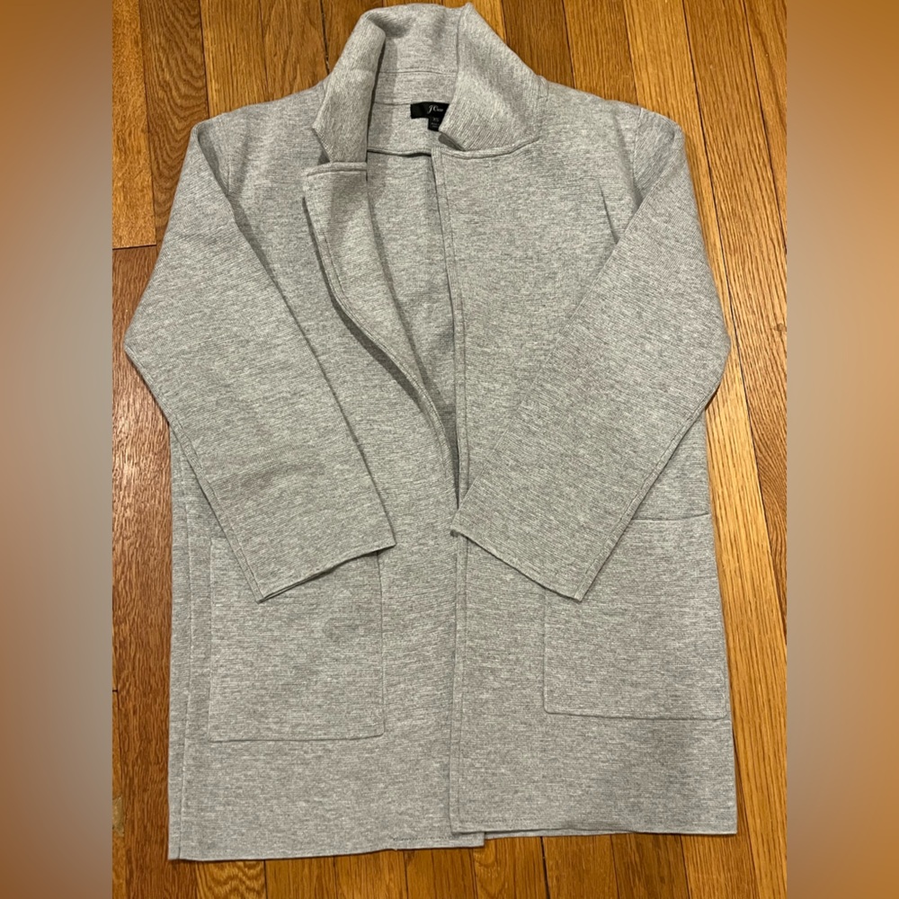 J. Crew Heather Gray Sophie Sweater blazer